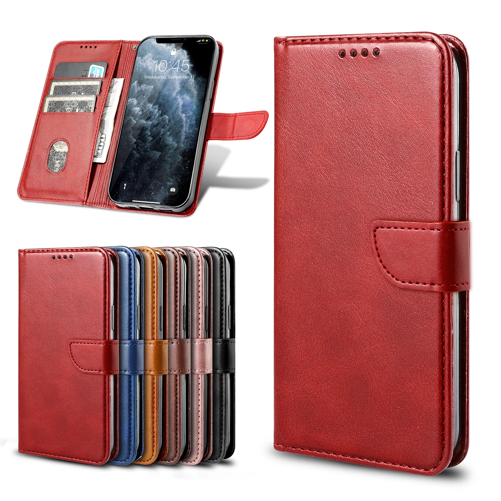 

Leather case For Sony Xperia XZ1 XZ Premium XZ2 Flip case card holder Holster Magnetic attraction Cover Case Wallet Case