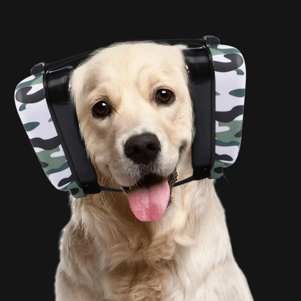 

Noise Reduction Earmuffs for Anxious Dogs Comfortable Effective Dog Ear Protection Adjustable Pet Earmuffs for Dogs for Pets