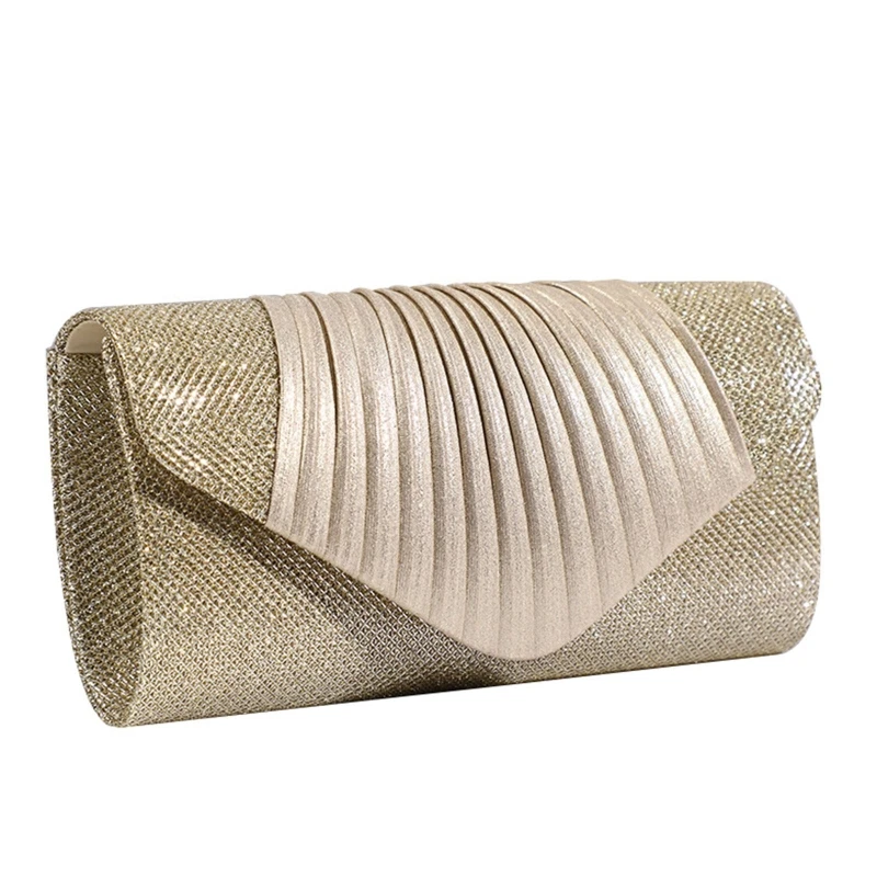 

Women's Flap Evening Bag Glitter Clutch Handbag Party Shoulder Crossbody Bags