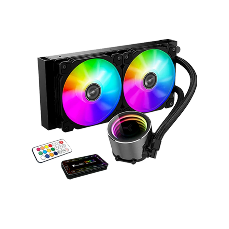

Jonsbo TW4-240 Magic Color Light Shadow CPU, с водяным охлаждением, с пультом дистанционного управления, синхронизация 5 В