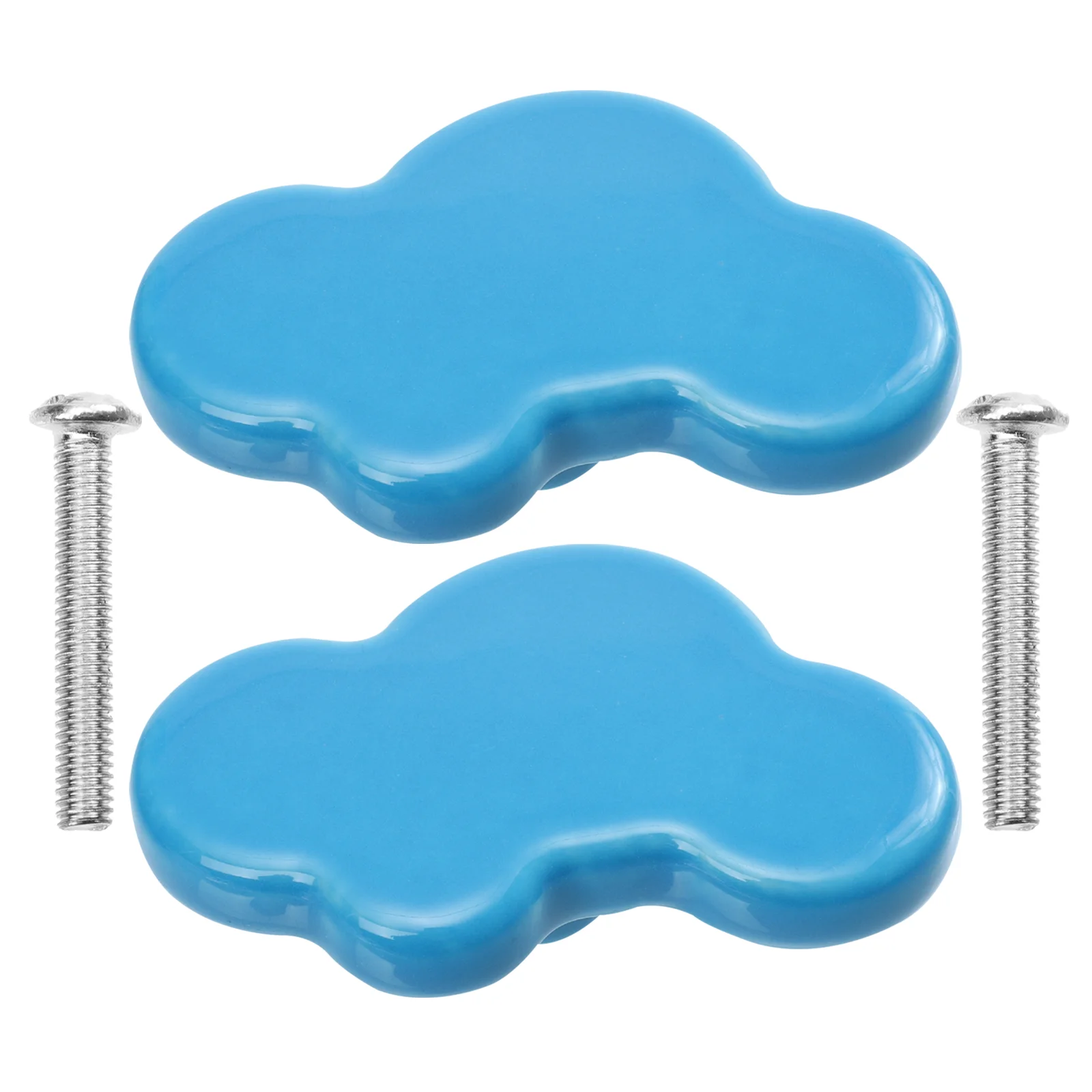 

Knobs Cloud Cartoon Door Knob Cabinet Handle Closet Single Handles Shape Lovely Pulldresser Wardrobe Drawer Porcelain Nursey