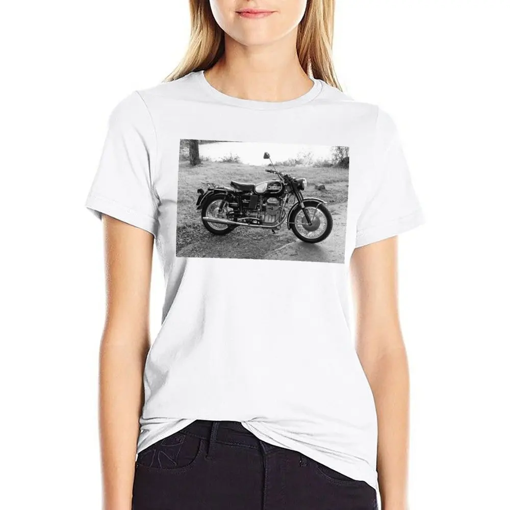 Коллекция 1970 года Moto And Guzziss V750 футболка с графическим принтом крутая круглым