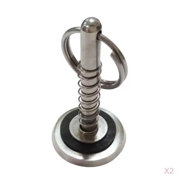 

2Pcs 1/4" 6mm Hatch Cover Pull Spring Puller Pin lifter for Boats Heavy Duty