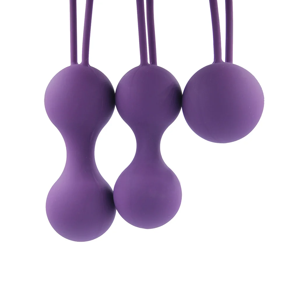 

3 Pcs Duotone Balls Pleasure Balls Dumbbell Sets Kegel Beads Kegel Cones Kegal Balls Kegel Balls Kegel Exerciser