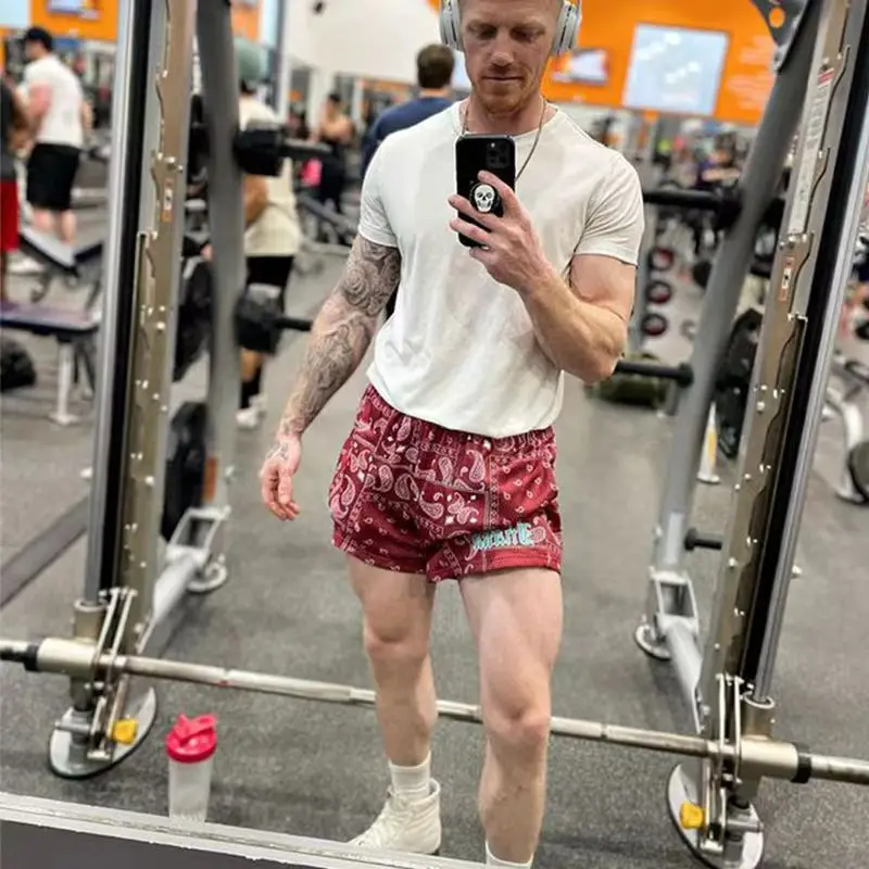

Fitness Shorts Trend For Men Quick-Drying Sweatpants GYM Workout Training Basic Shorts Summer Beach Shorts Mesh Breathable