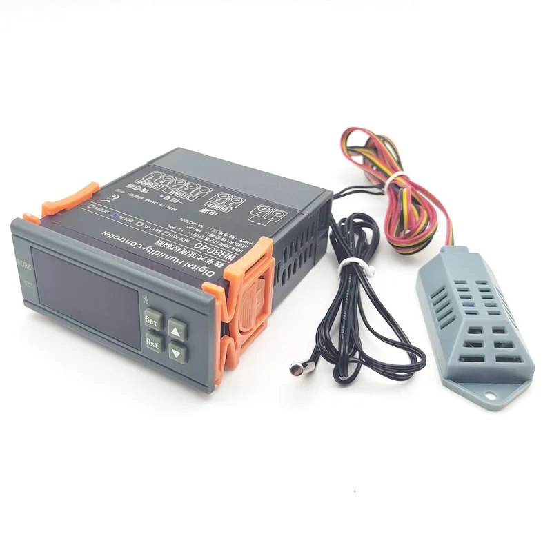 

WH8040 Digital Humidity Monitor Electronic Humidity Controller Controller Switch Hygrometer 1-99% 12V 24V 220V