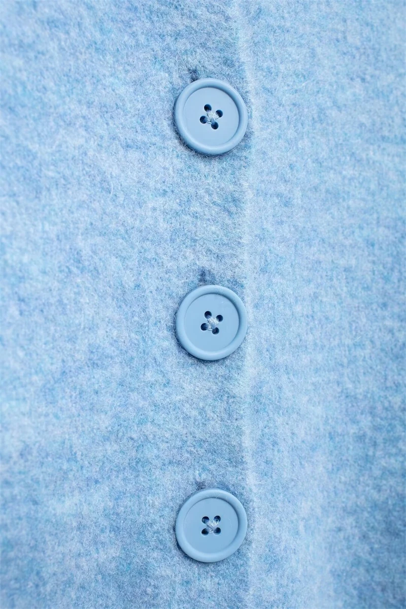 Женский Вязаный Свитер Traf В Повседневном Стиле С Боковым Разрезом Средний