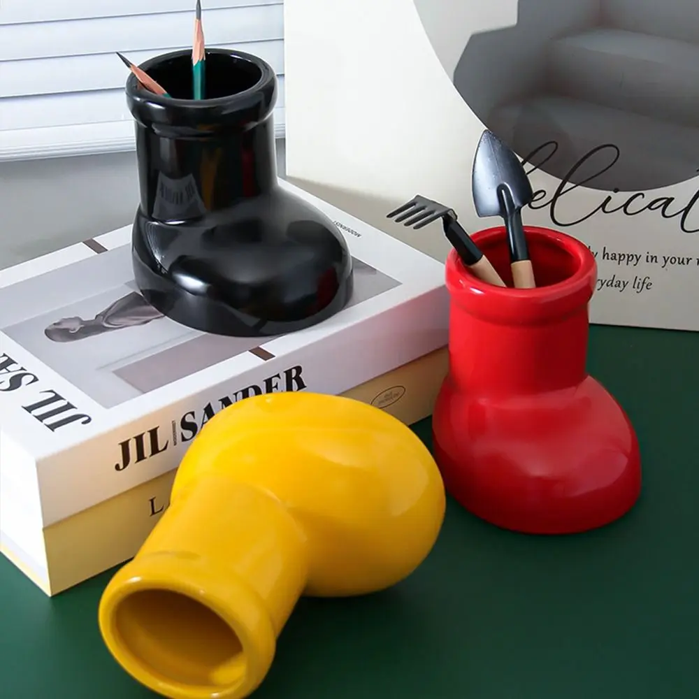 

Pen Holder, Stand for Desk Pencil Cup Durable Ceramic Desk Organizer Makeup Brush Holder Perfect