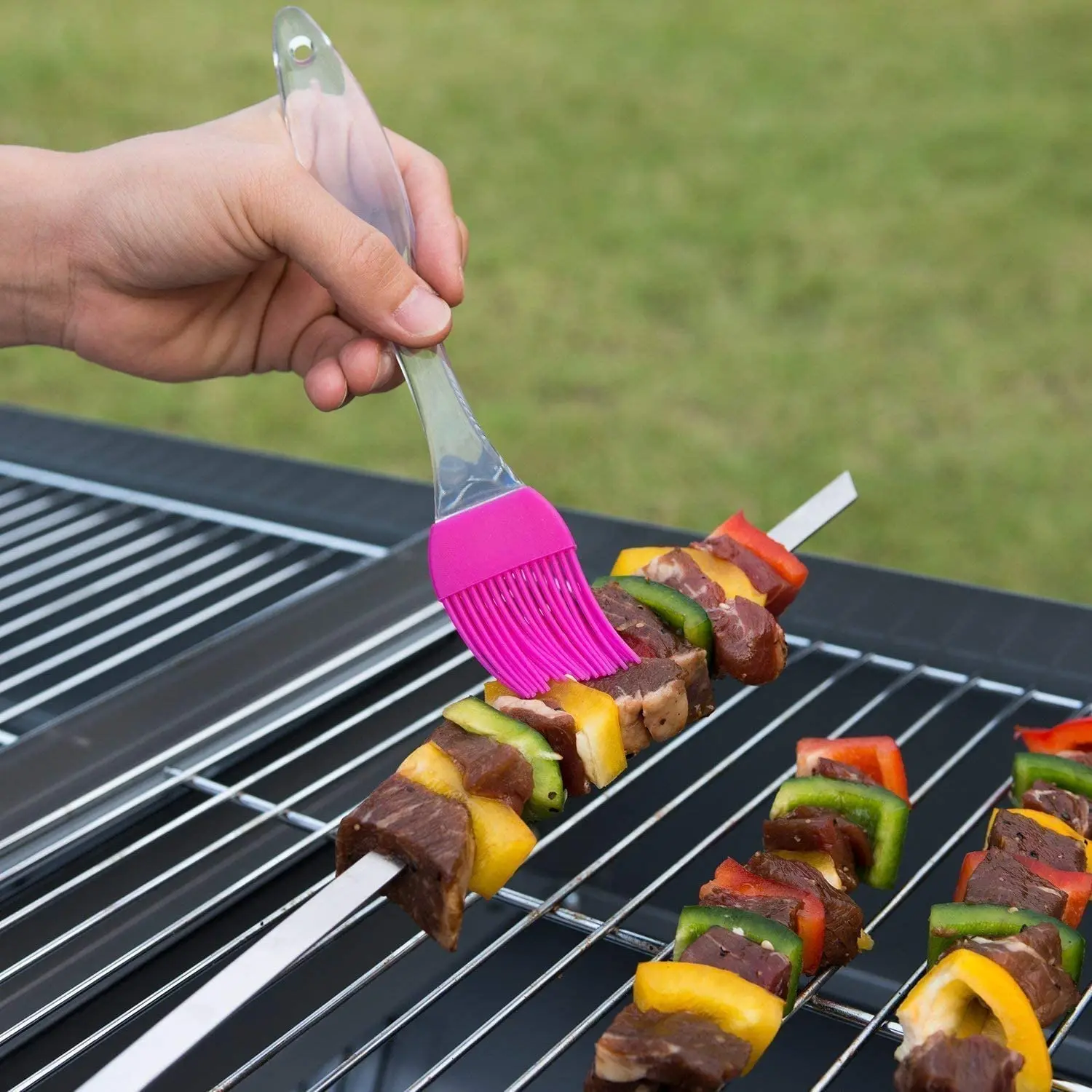 6pcs Silicone Basting Pastry Brush Heat Resistant Cooking Brushes for Oil Spread Sauce BBQ Baking Grilling BPA Free - купить по