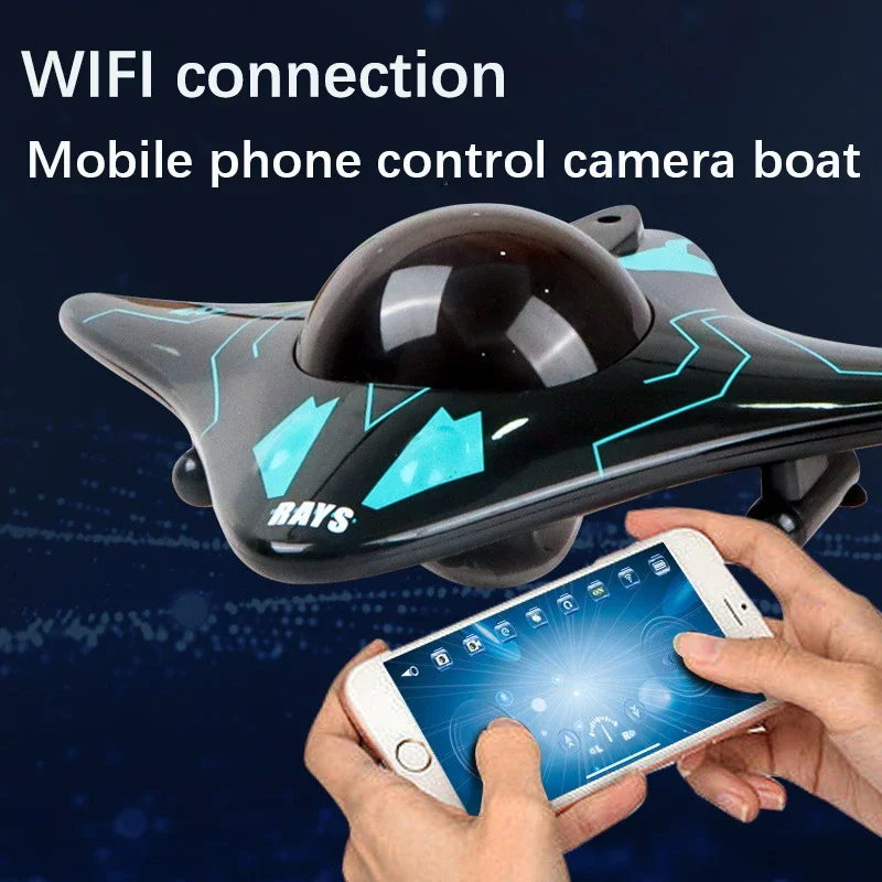Радиоуправляемая Подводная Лодка С Камерой 6-канальная Wi-Fi FPV Дистанционным