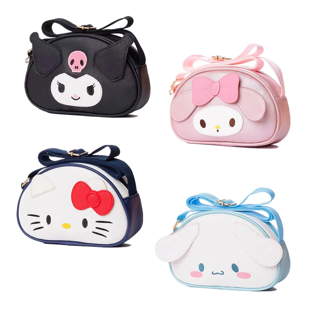 

Кожаная сумка-мессенджер через плечо Kuromi Hellokts My Melody из аниме, мультяшная милая кукла, квадратная сумка для хранения, Подарочная сумка для де...