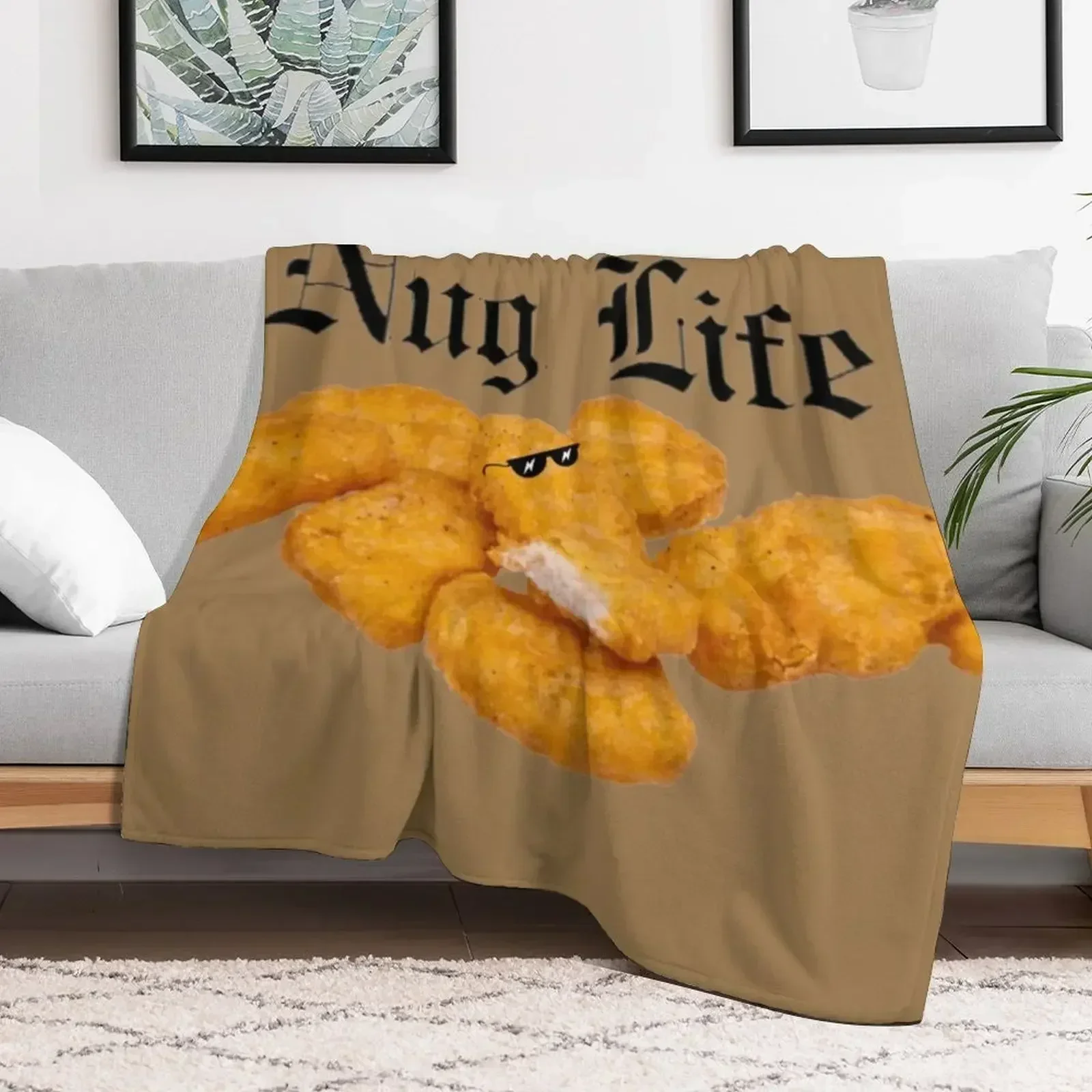 Одеяло Nug Life Chicken Nuggets одеяло туристические одеяла для пикника