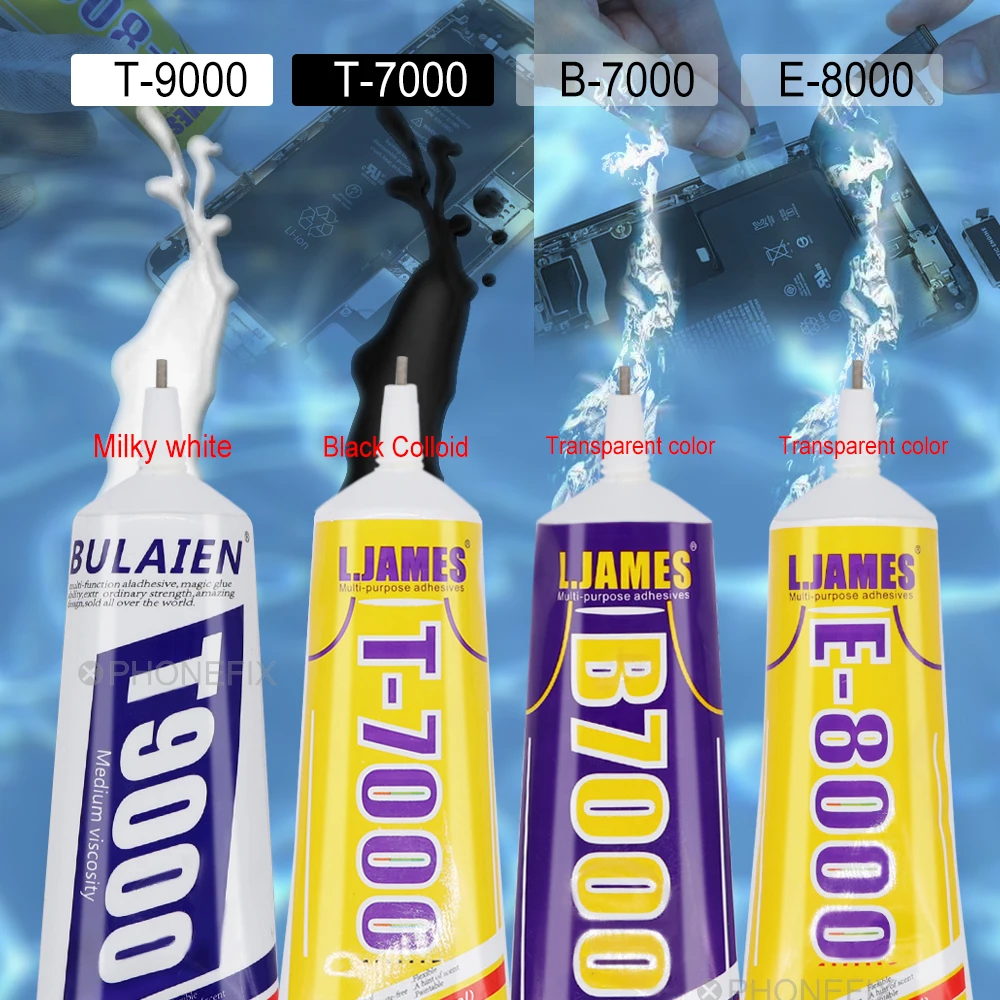 

50ML T7000 Glue B7000 Glue Adhesive Glue Glass Screen Frame Glue for Mobile Phone Tablet Repair Adhesive Super Sealant Glue