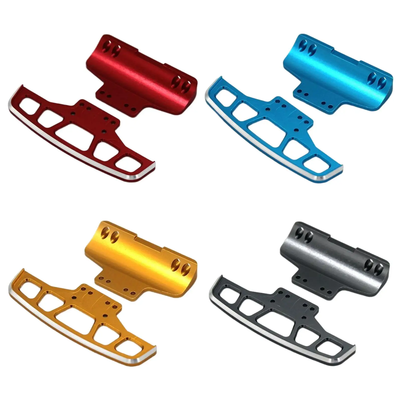 

Aluminum Alloy Front and Rear Bumpers for Wltoys Remote Control Car Upgrade