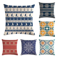 new nordic style geometry cushion cover linen cotton boho mandala pillow cover home decorative sofa bohemian throw pillow case