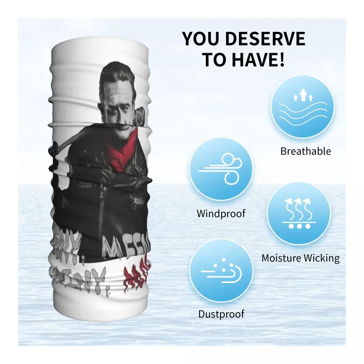 Negan The Ходячие мертвецы Hbo Meeny женская маска для лица шарф многофункциональная