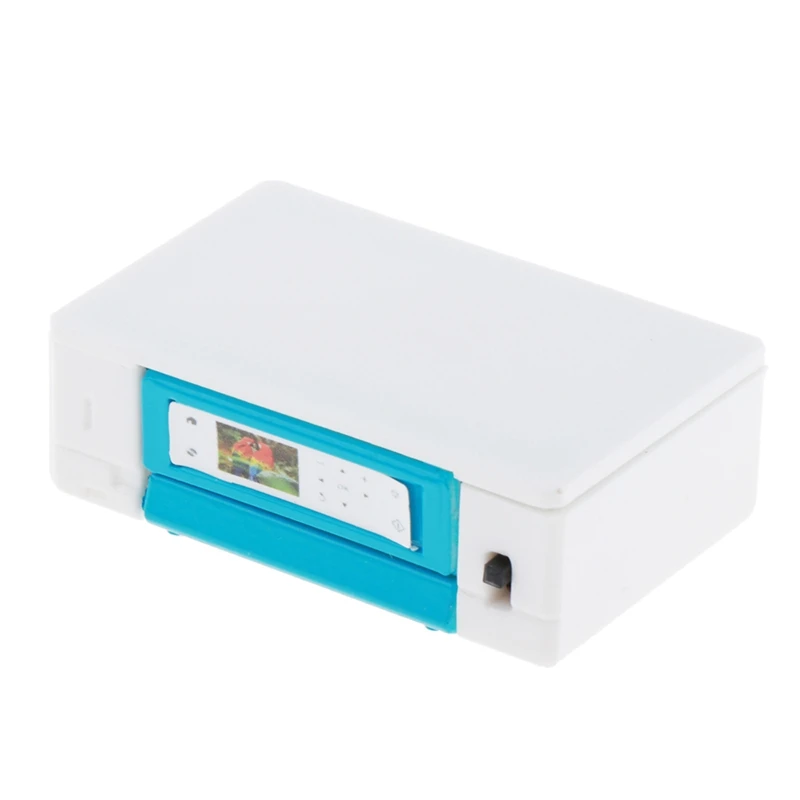 

1/12 Scale Miniature Dollhouse Computer Printer Dollhouse Electronics Study Room Furniture Decor Accessories