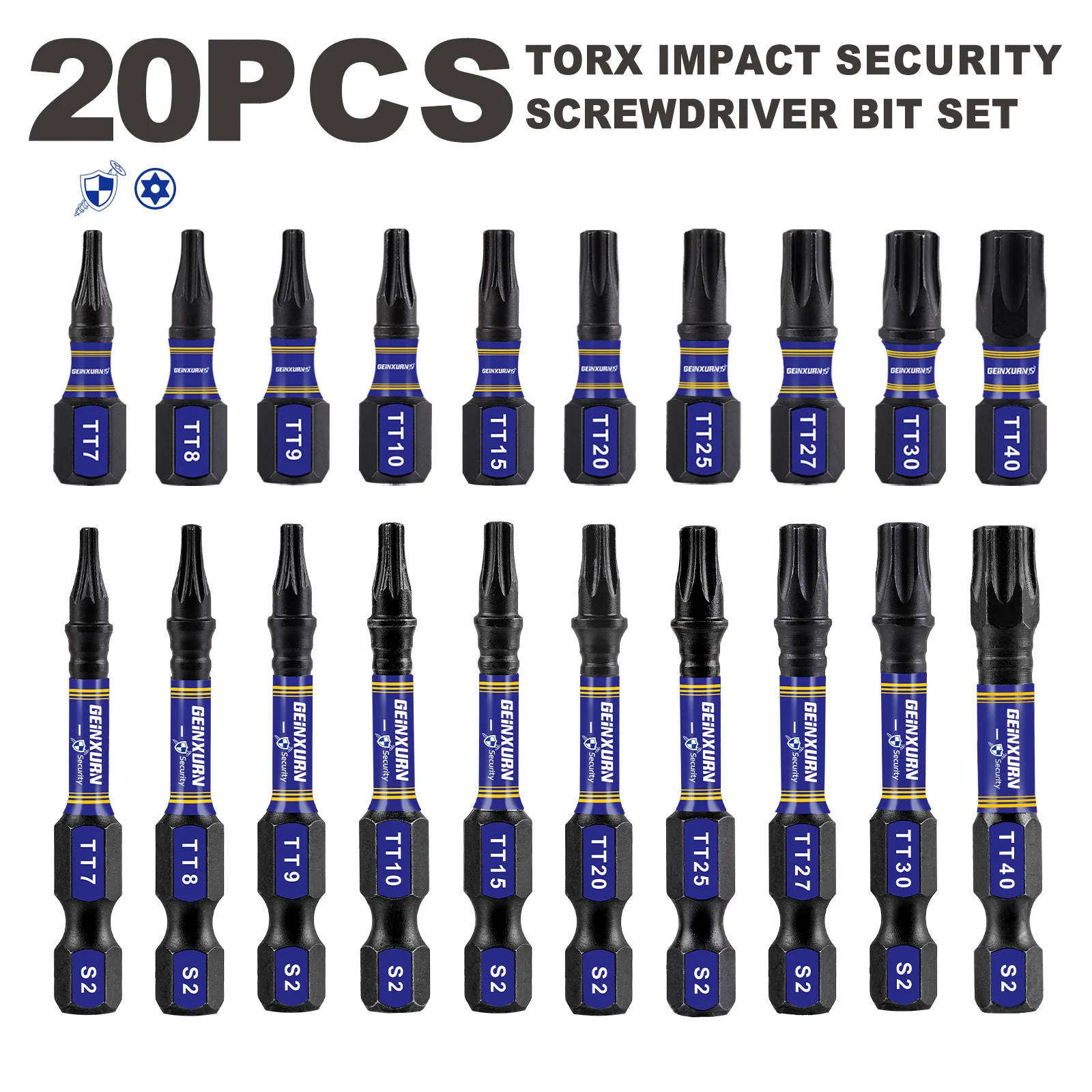 

Набор отверток Geinxurn TT7-TT40 стальной