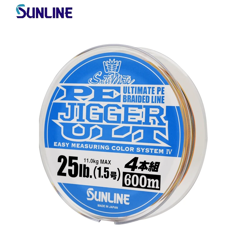 Рыболовная леска SUNLINE 4 оплетки 600 м 1200 16-60LB |