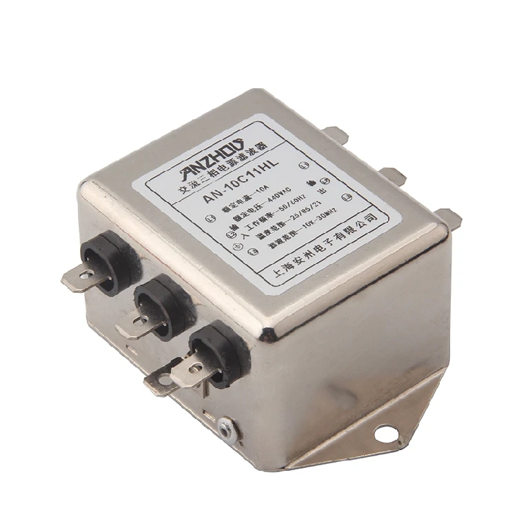 

3A 6A 10A three-phase power filter AN-3C11HL AN-6C11HL AN-10C11HL plug-in