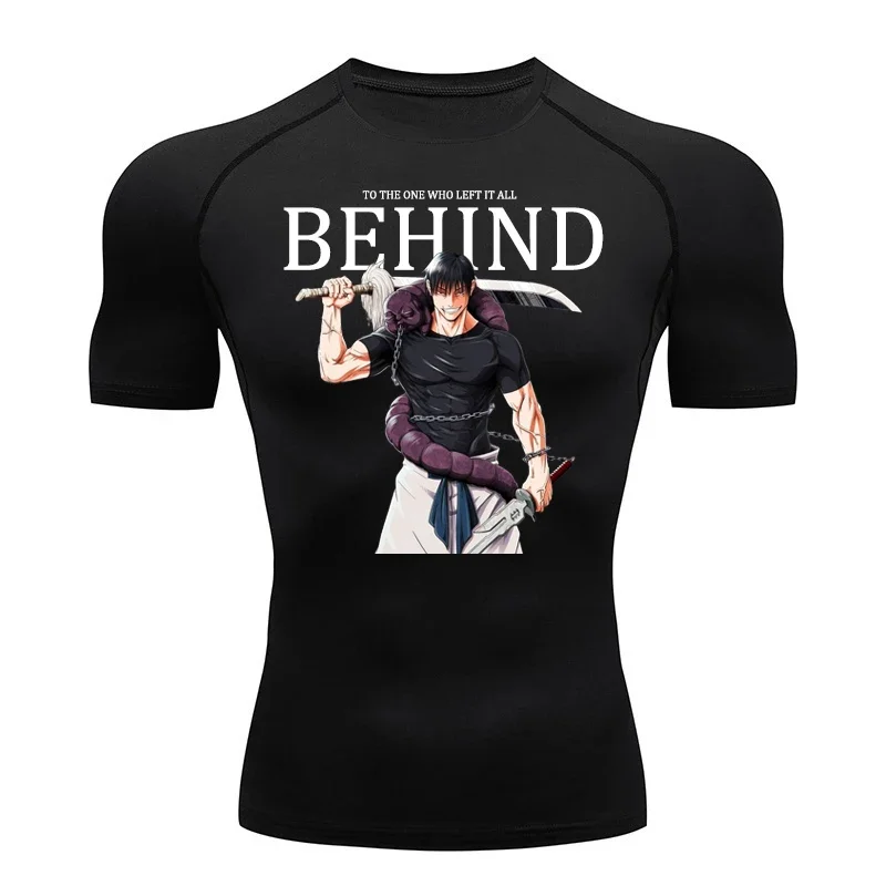 Мужская Компрессионная Футболка Для Бега Быстросохнущая С Коротким Рукавом В