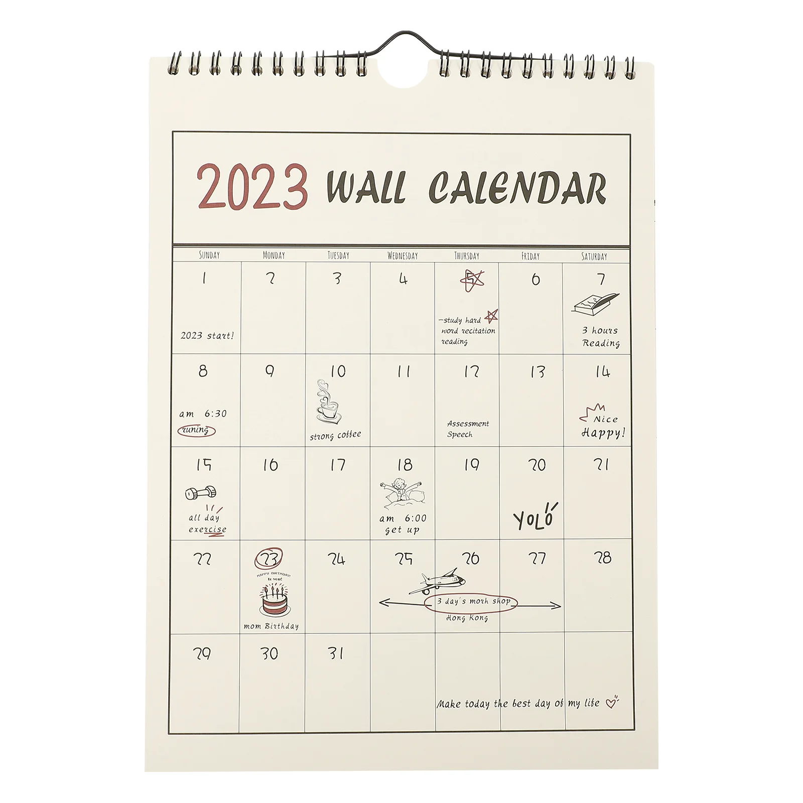 

2023 настенный календарь, офисный декоративный планировщик, записная книжка, креативный ежемесячный семейный график