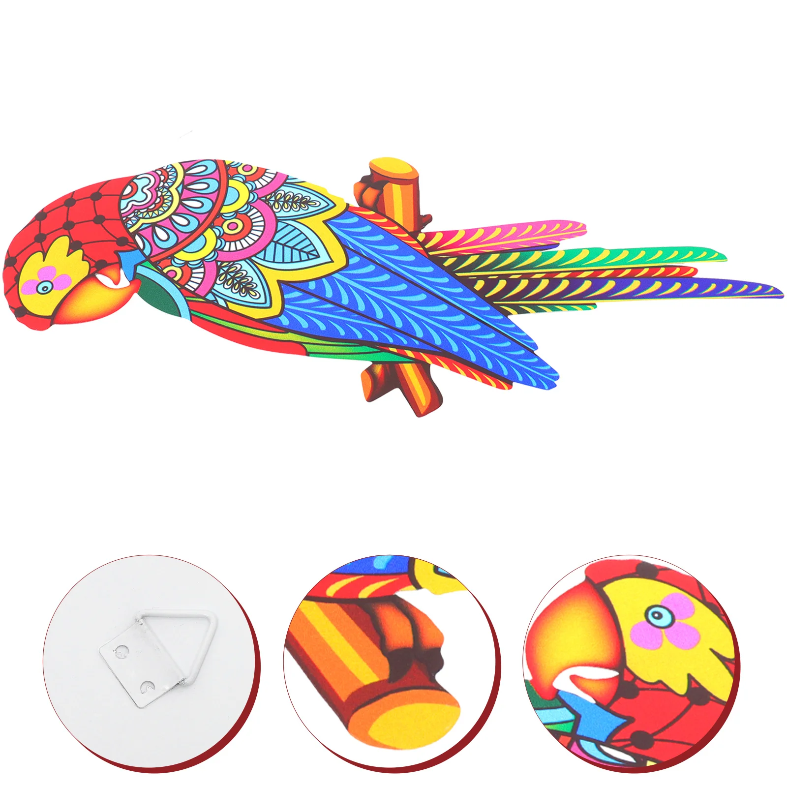 

Wall Decor Bird Garden Metal Sculpture Parrot Tropical Outdoor Sculptures Iron Macaws Inspirational Decorations Hanging