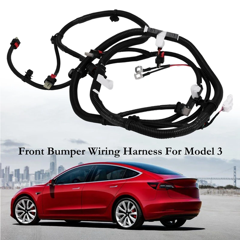 

1067958-01-E Car Front Bumper Wiring Harness For Tesla Model 3