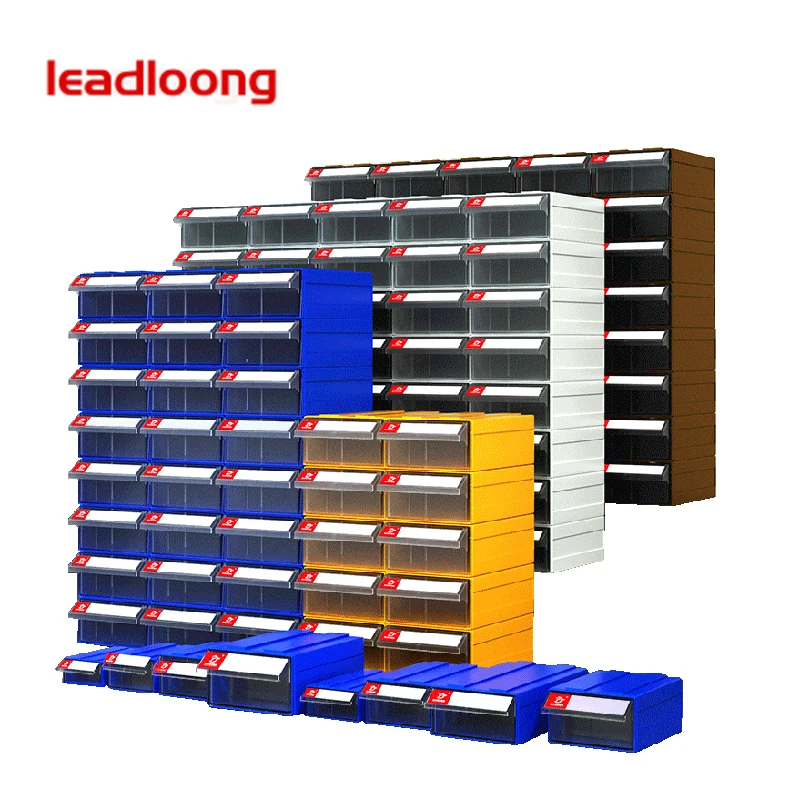 F6 4 Pieces 240*130*78mm Plastic Bolt Assortment Boxes Orgenizer Component Small Drawer For Home Storage