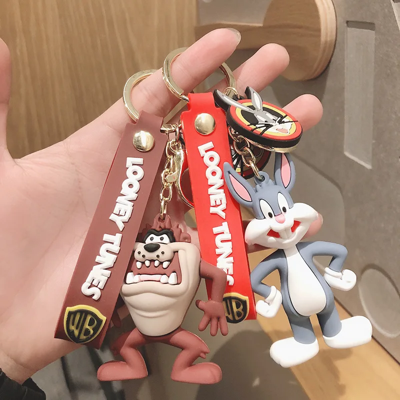 

Anime Cute Rabbit Keychain Cartoon Personality Epoxy Bag Pendant Key Chain Small Gift