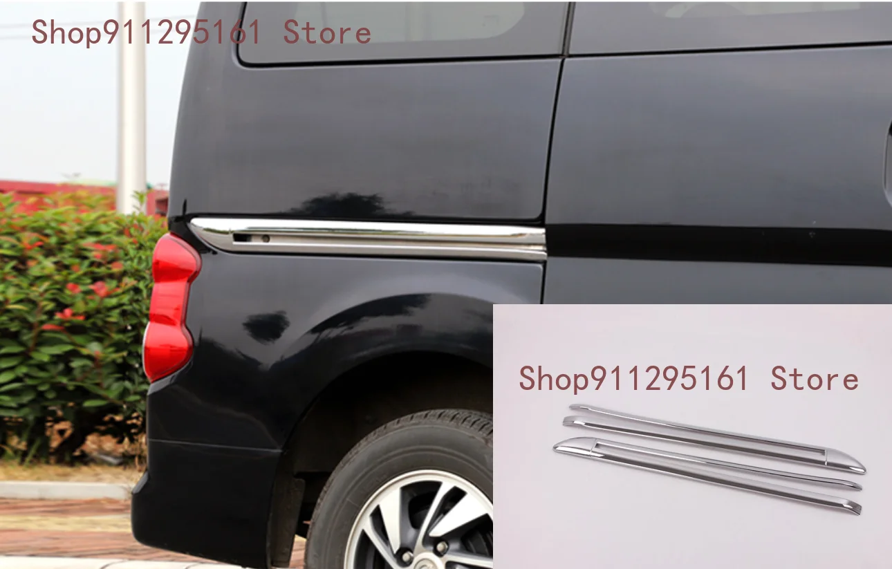 

Chrome Body Door Sill Side Molding sliding rail Cover Trim For 2018 Nissan NV200 2PCS car accessories