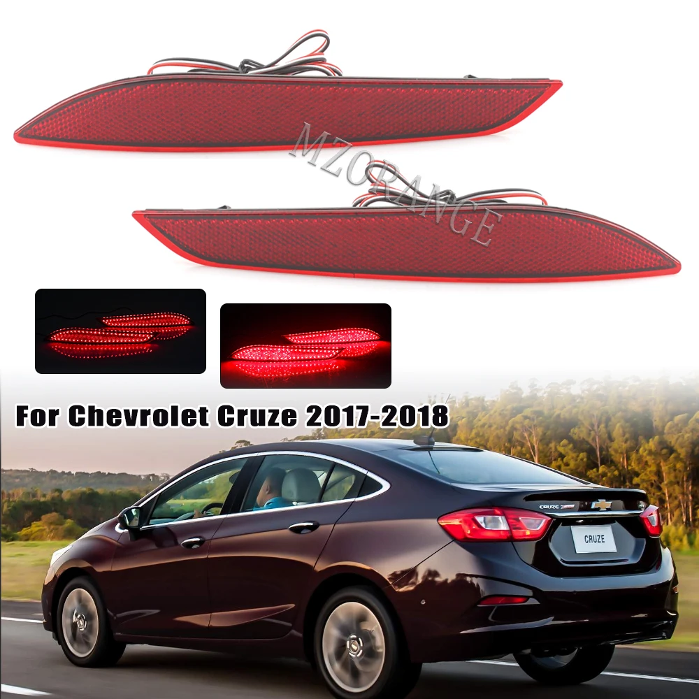

Светодиодсветильник для заднего бампера для Chevrolet Cruze 2017 2018, 2 шт.