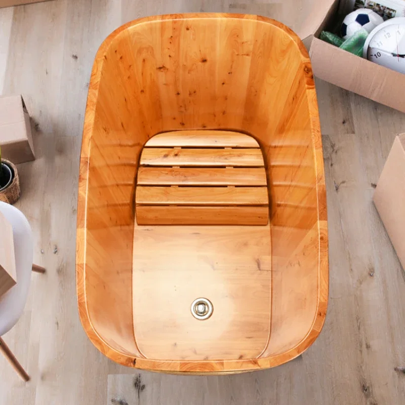 Ванна для горячей за пределами ледяной ванны уличный спа-деревянный