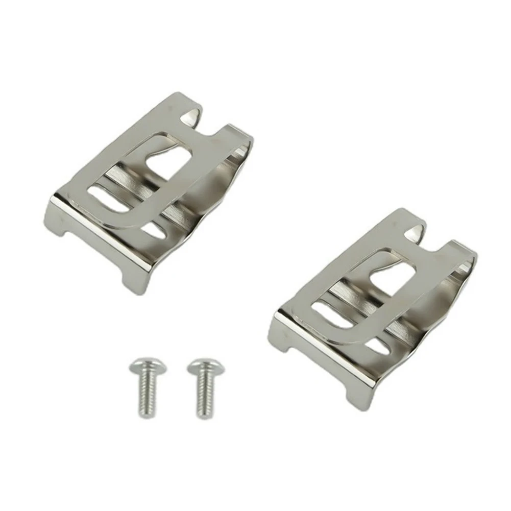 

2pcs Belt Clip With Screws 2609111584 For Bosch 18V Cordless Drill Belt Hook Clips Replacement Power Tool Accessories