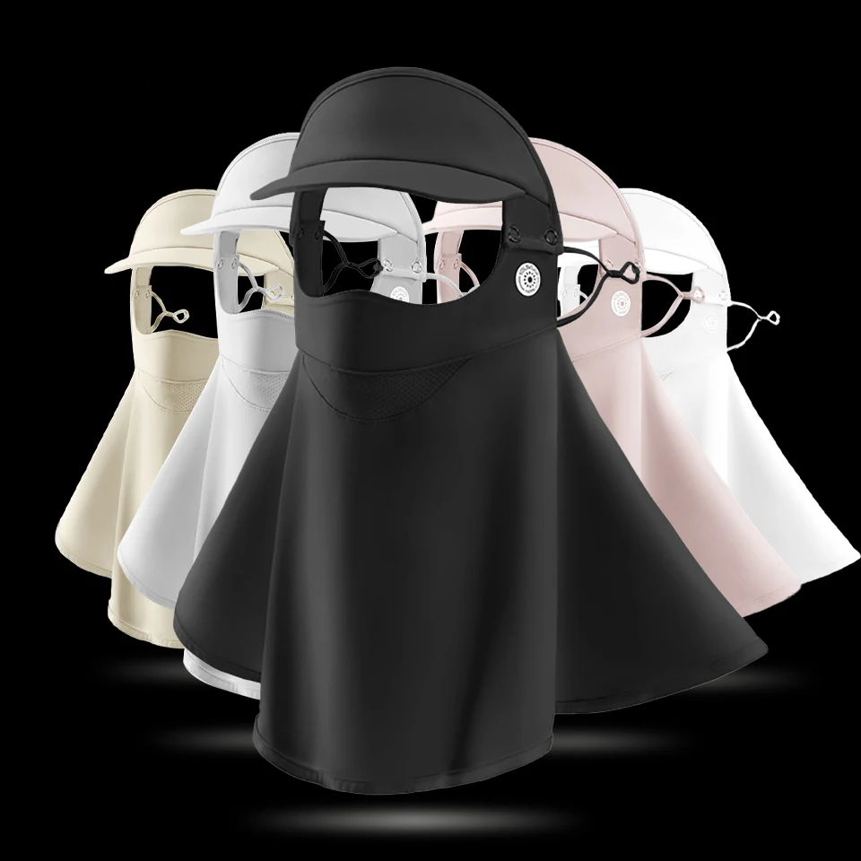 Маска для лица прогулочная с защитой от солнца и УФ-лучей