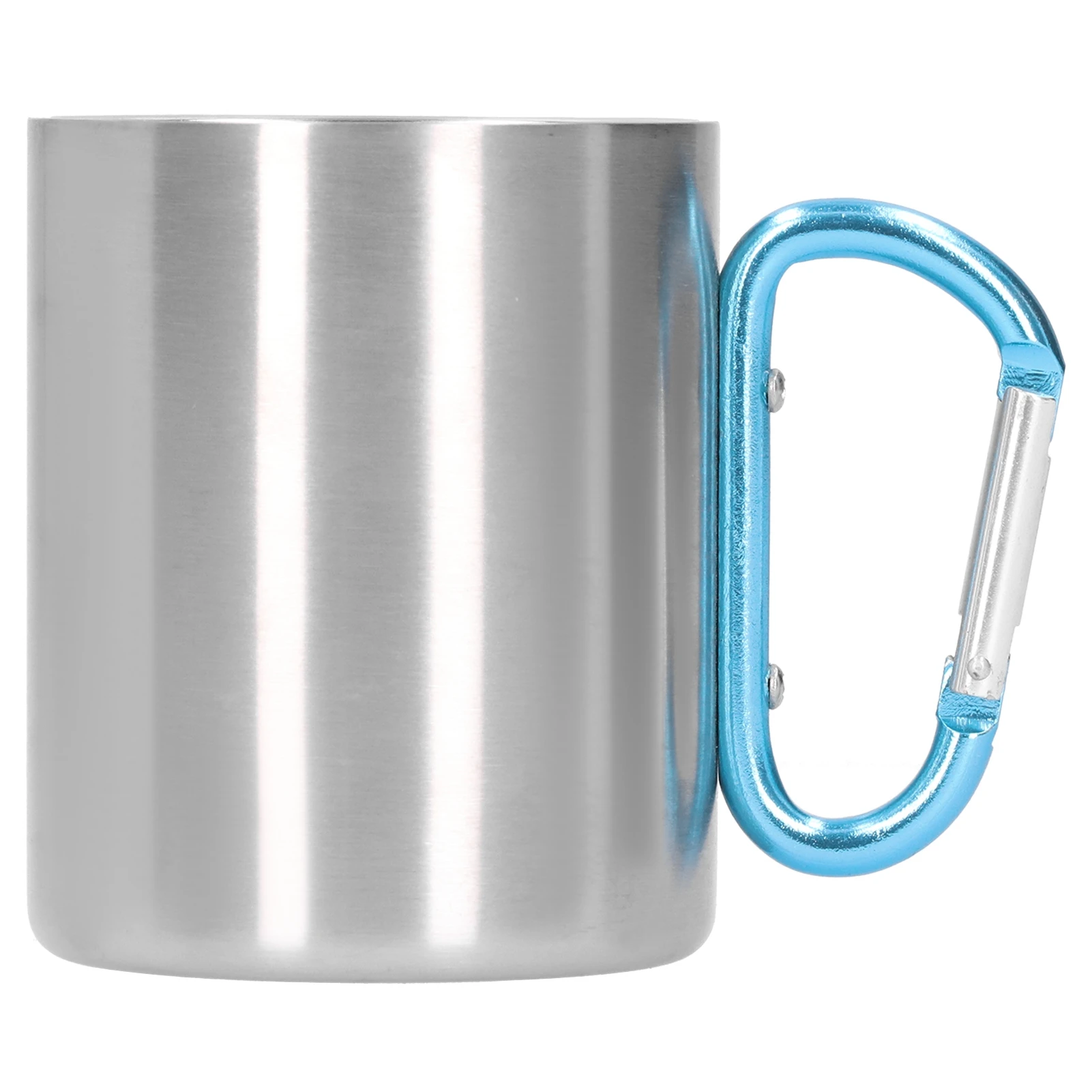 

360ml Coffee Cup 304 Stainless Steel Traveling Portable Mug W/Aluminium Alloy Handle