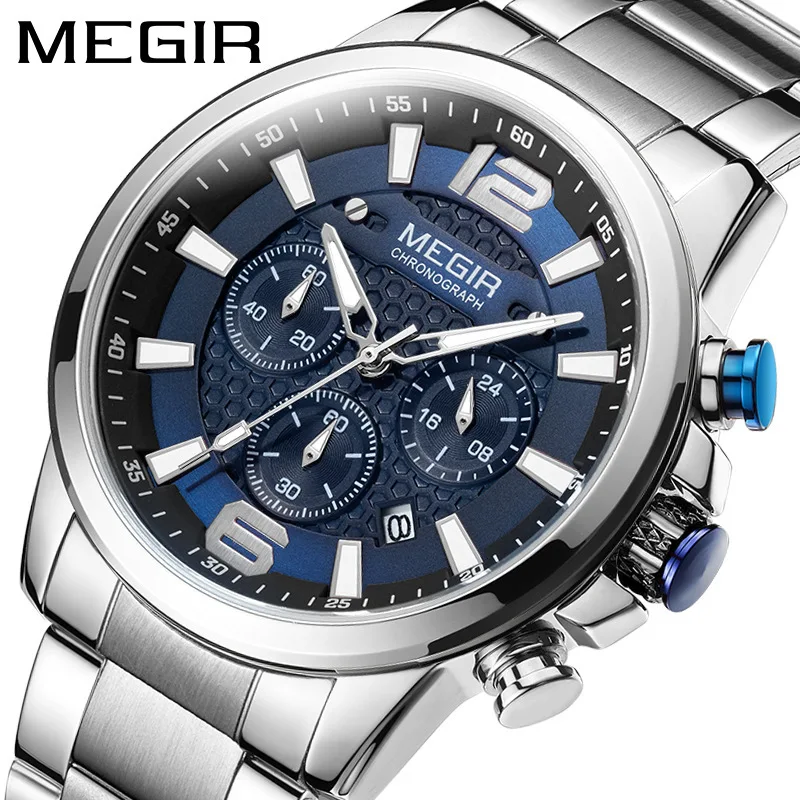 

2022 New Popular Watches Men's Multifunctional Business Sports Steel Belt Men's Quartz Watch Leisure Watch Watch Men Brand
