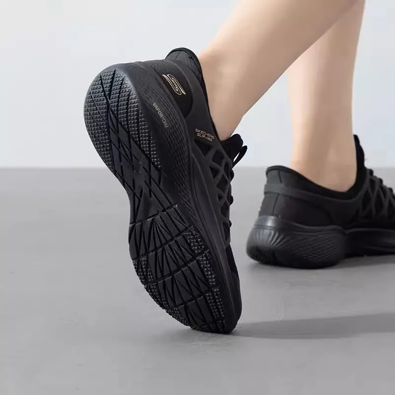 Skechers Женская спортивная обувь Летняя новая модная дышащая повседневная Легкая