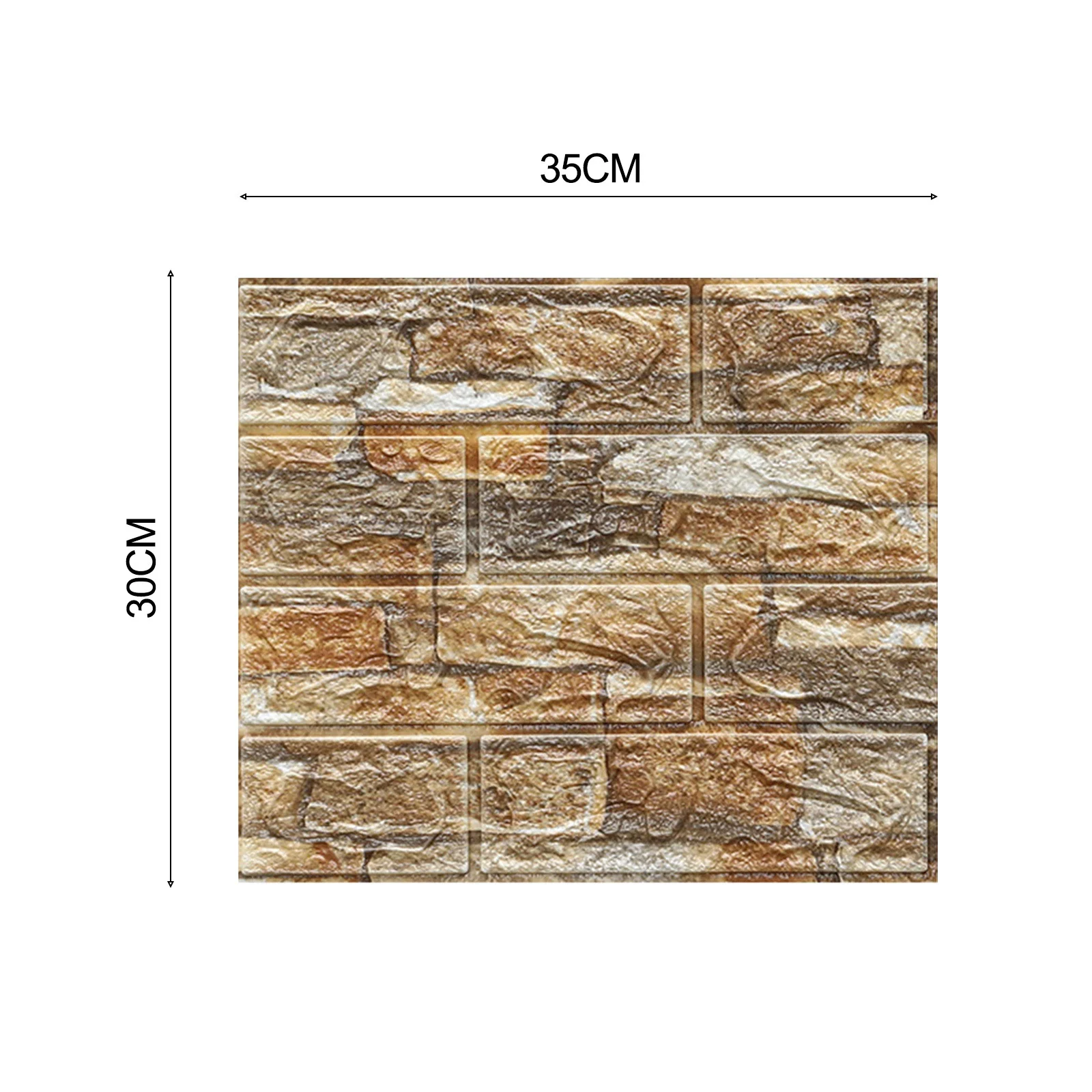 

10pcs 3D Wall Panel Self Adhesive Foam Plastic Wall Sticker Peel Living Room Bedroom Marble Stickers TV Wall Papers Home Decor