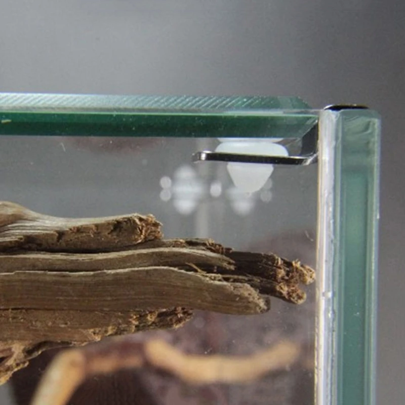 N0HB Универсальные зажимы для крышек аквариумов без оправы Набор из 4 зажимов