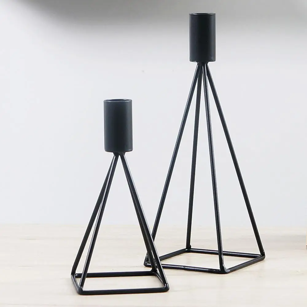 

Metal Candlestick Candle Holder Crafts Simple Candle Holder Candlestick Romantic Dinner Party Wedding Home Table Decoration