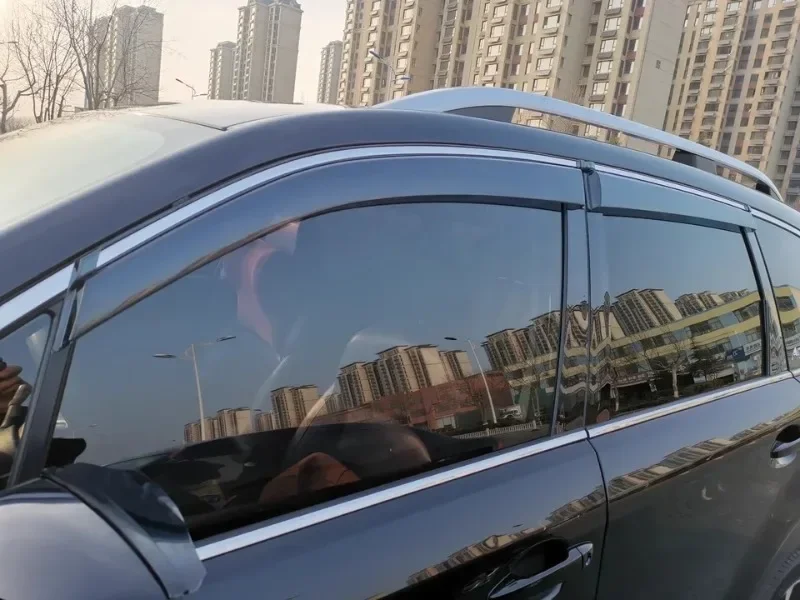 

Хромированный акриловый оконный дефлектор SUN/RAIN, козырек для Subaru Forester XV Outback, круглый год