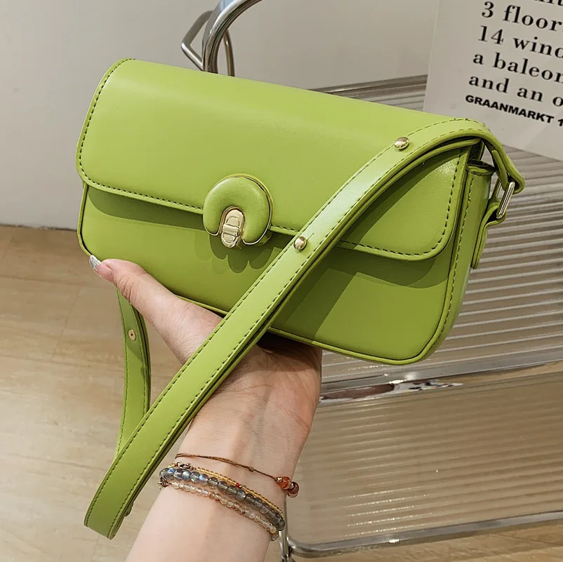 

2022 New Niche Fashion Messenger Net Red Luxury Casual Simple All-match Summer One-shoulder Underarm Small Square Bag Women