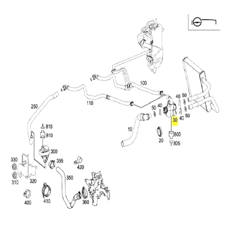 Клапан водонагревателя A2118320584 HVAC для Mercedes Benz W211 W219 E-Class