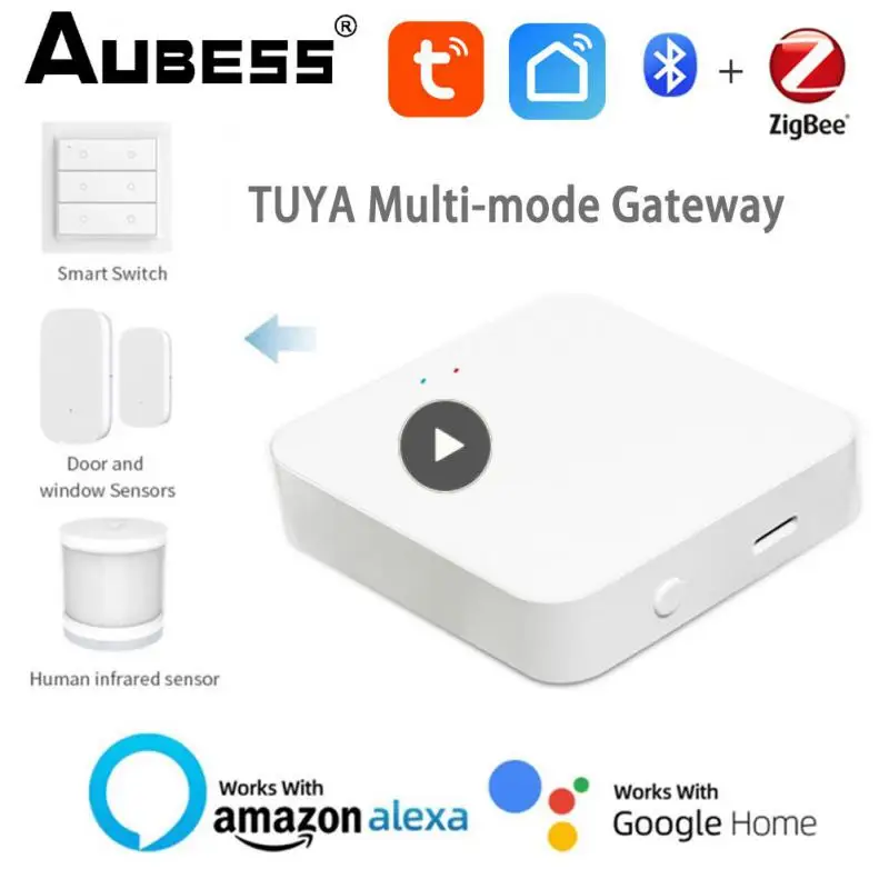 

Remote Control Wifi Zigbee Smart Bridge Brug Bluetooth Bridge Hub Tuya Multi-mode Gateway Wireless Gateway Diy Smart Home