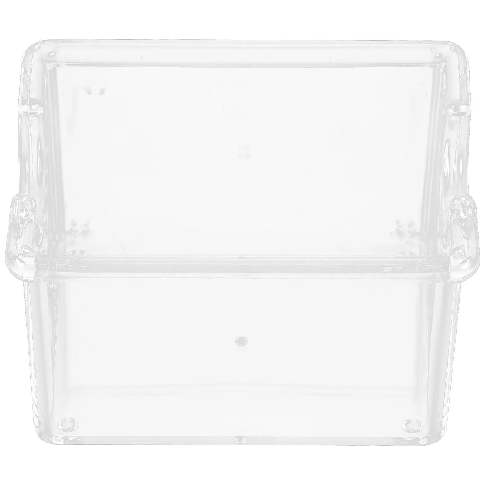 

Clear Organizer Box Tea Bag Storage Acrylic Sugar Holder Household 8.5X6.5X5CM Small Transparent Cabinet Office