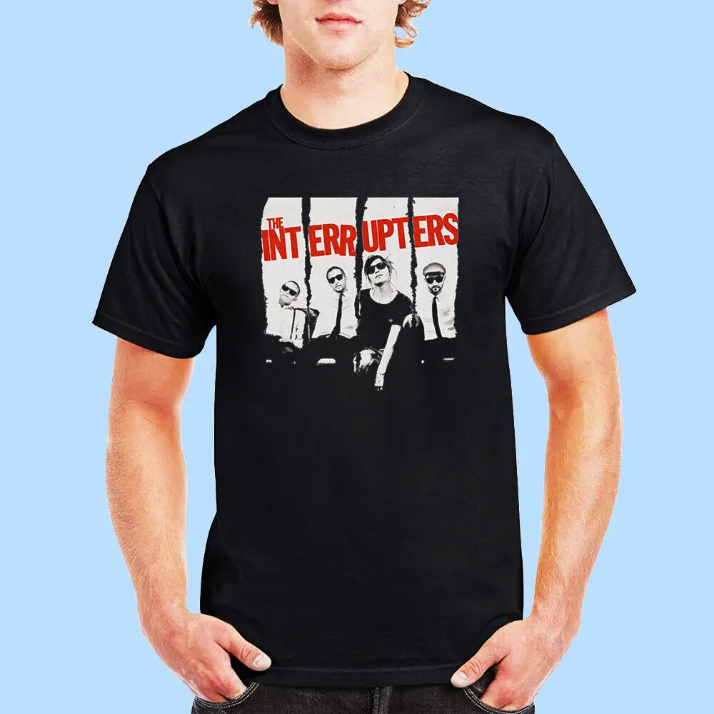 

New The Interrupters Band Ska Punk Black Unisex T-Shirt S 5Xl