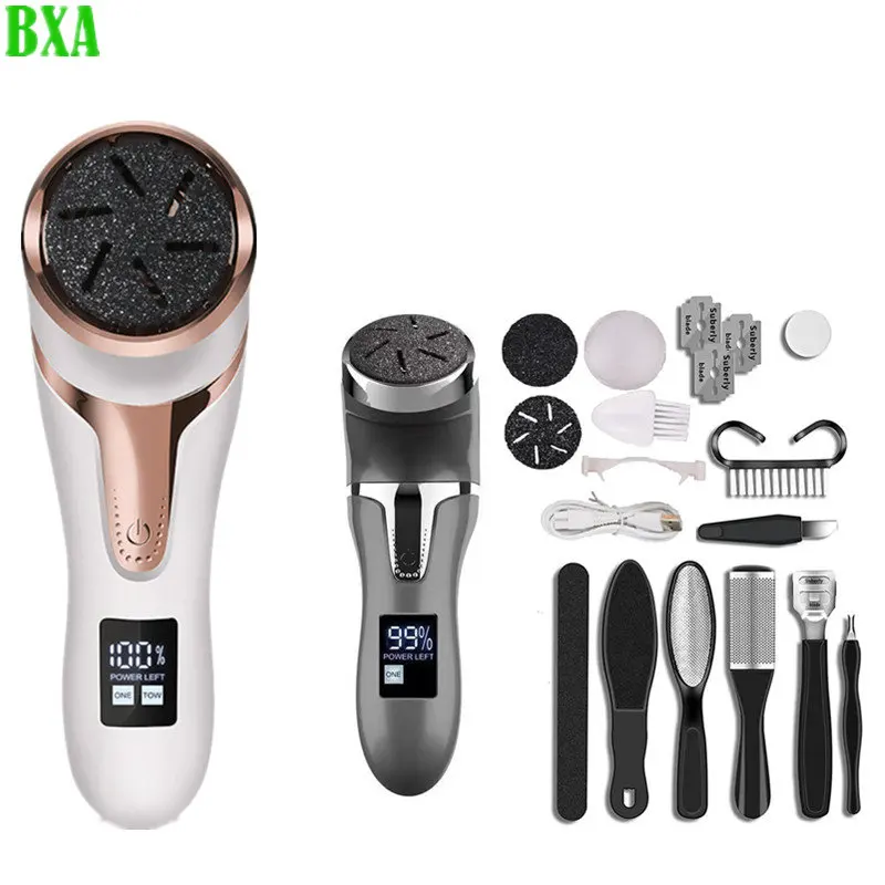 Digital Display Foot Callus Remover Kit Rechargeable Callous Removers Portable Foot File for Dead Hard Cracked Dry Skin Pedicure