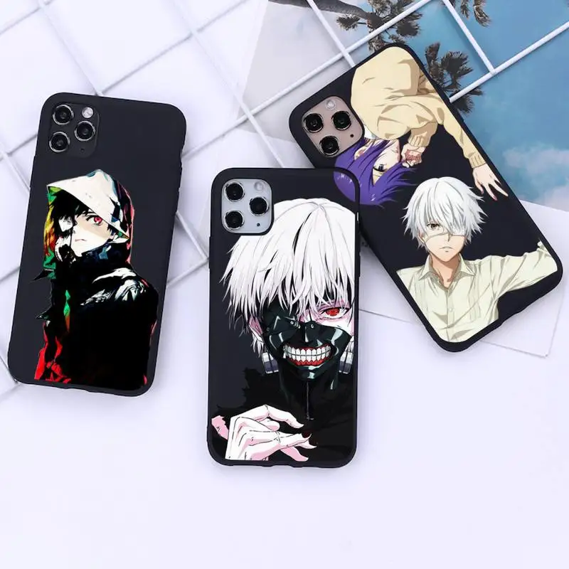 

Anime Tokyo Ghoul Kaneki Touka Phone Case for iphone 13 12 11 Pro Mini XS MAX 8 7 Plus X 2020 XR cover