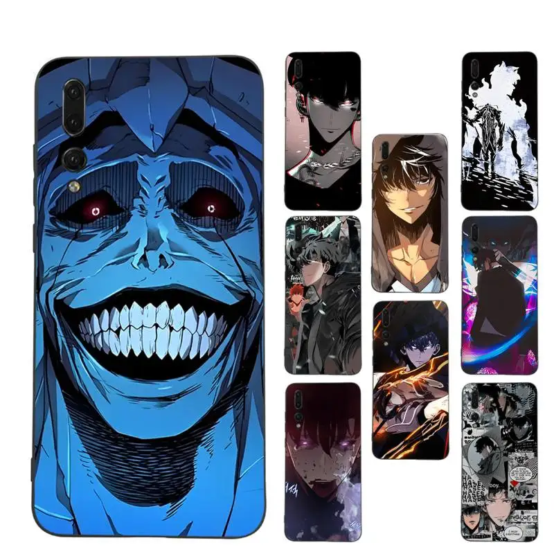 

Solo Leveling Phone Case Soft Silicone Case For Huawei P 30lite p30 20pro p40lite P30 Capa